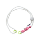 White with Pink
